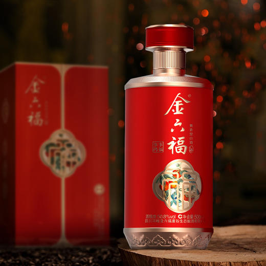 金六福事事鸿福50.8度手工酿造兼香型整箱500ml*6瓶 商品图3
