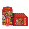 青岛啤酒10度330ml*24听  三星高照罐啤 文化酒系列 商品缩略图1