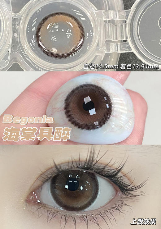 benibaby 月抛 海棠具醉 直径14.5mm着色13.94mm 商品图12