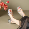 夏季优雅，轻奢水钻防水台粗跟高跟凉鞋DMJ-81299F 商品缩略图8