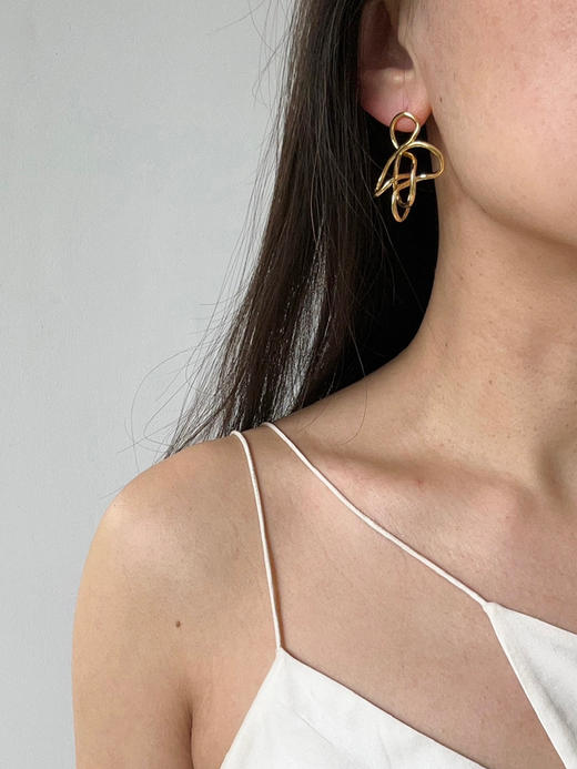 APRESI｜TANGLED Revolving Earrings [观复起伏感耳环] 商品图0