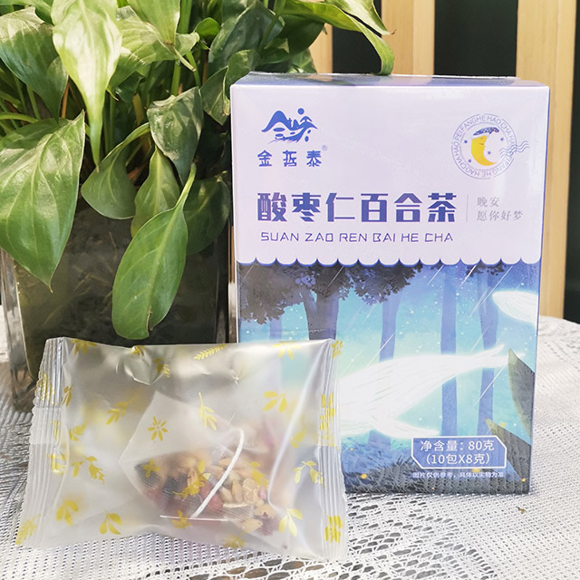 【马应龙养生】酸枣仁百合茶盒/80克（8克*10包）