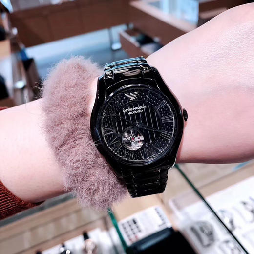 鼎鼎大名的黑武士⌚Armani阿玛尼Ar60014男士机械表⚙️ 商品图6