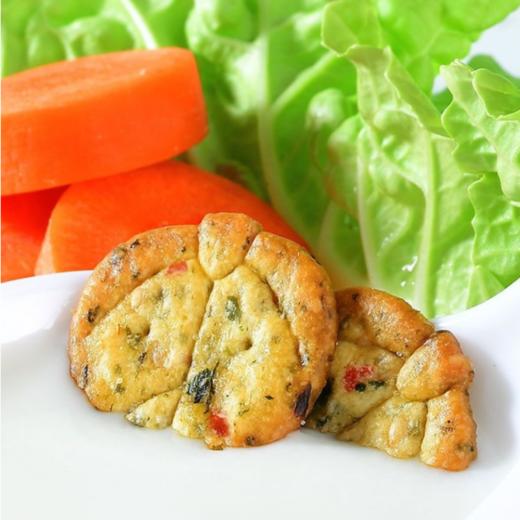 【“蔬”脆感受好食光！九蔬菜饼干营养 健康小圆饼】酥酥脆脆好吃到停不下来，健康营养老少皆宜，看得见的蔬菜粒，网红零食下午茶苏打薄脆爆款夏日中式好物健康特价清仓 商品图1