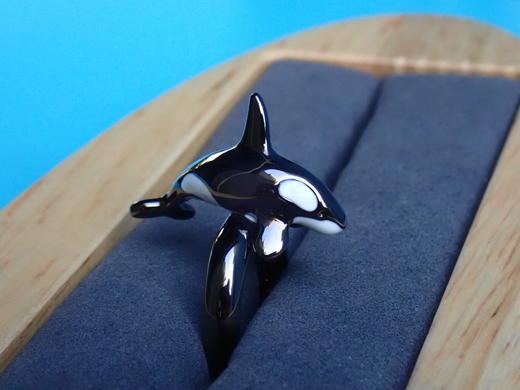 PADI Gear BLUE CELL 虎鲸项链/耳钉/戒指 商品图8