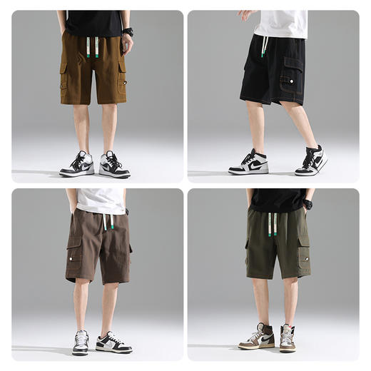 一口价【新款DYF】大依优型大码男装加肥加大短裤大号纯棉中裤透气大裤衩 商品图1