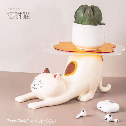 那坨猫艺术托盘摆件 商品图3