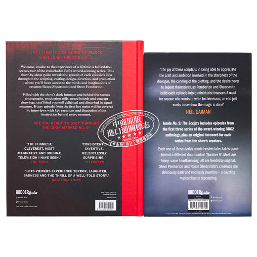 预售 【中商原版】9号秘事 脚本+设定集 2本套装 英文原版 Inside No 9 Steve Pemberton Reece Shearsmith Mark Salisbury 英剧 商品图2