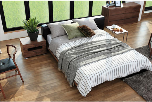 Kad床 | 床身胡原/橡黑/水洗白可选，皮布面料可选，可选配布套，详询客服 商品图8