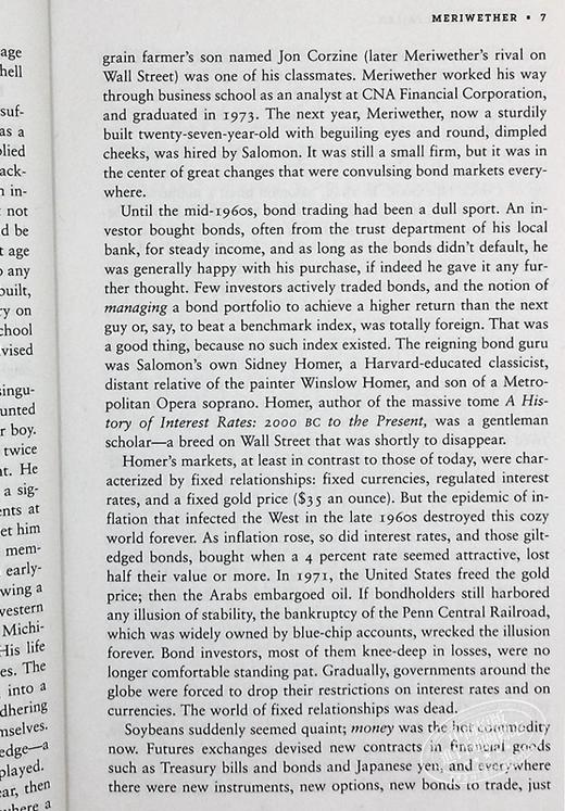 【中商原版】赌金者 长期资本管理公司的升腾与陨落 LTCM When Genius Failed 英文原版 罗杰 洛温斯坦 Roger Lowenstein 商品图6