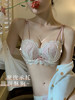 【新款甜桃蕾丝+奶油舒芙蕾2件优惠装文胸 】内衣女小胸显大聚拢性感蕾丝无钢圈学生上托防下垂调整文胸罩套装七夕情人节，绣花蕾丝撩人性感 商品缩略图0