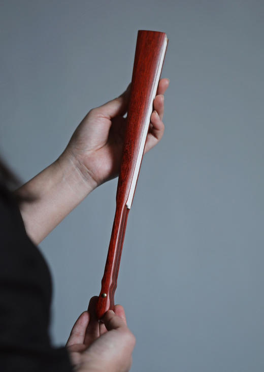 【青山特惠】禅意生活 精品小叶紫檀扇子15骨 折扇 33*3cm 商品图1