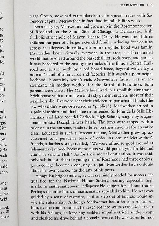 【中商原版】赌金者 长期资本管理公司的升腾与陨落 LTCM When Genius Failed 英文原版 罗杰 洛温斯坦 Roger Lowenstein 商品图5