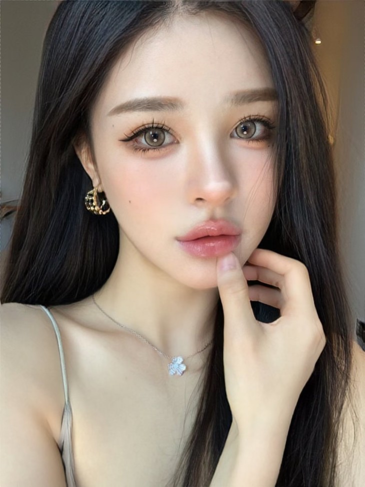 FLOWERCOLOR美瞳 年抛隐形眼镜 亚裔浅褐 14.5mm 1副/2片 左右度数可不同-VVCON美瞳商城15