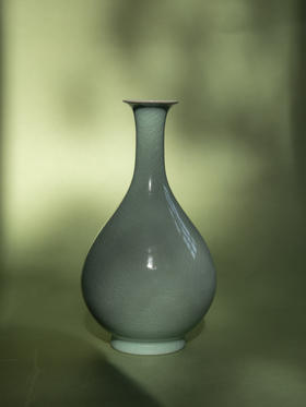 天青釉汝窑玉壶春瓶