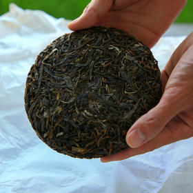 佛岭头 2022春 纯料普洱生茶 200g 古法石磨压饼