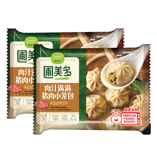 圃美多猪肉/虾肉小笼包150g(T) 商品图5
