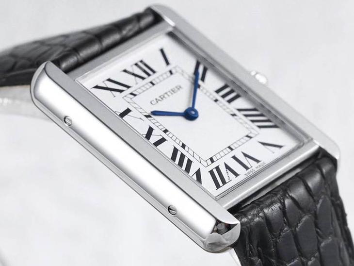 AF厂卡地亚坦克石英女表复刻表最强注解-对比正品真假评测