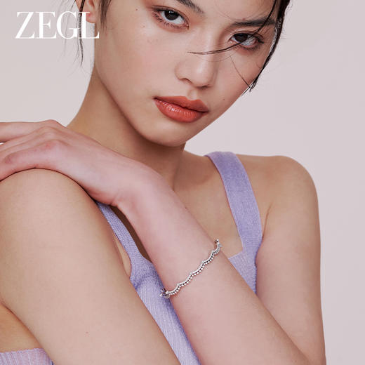 ZEGL设计师蕾丝系列人造珍珠手链女生轻奢小众精致2023年新款手镯 商品图5