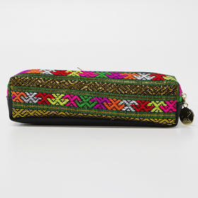 云南非遗傣族织锦笔袋