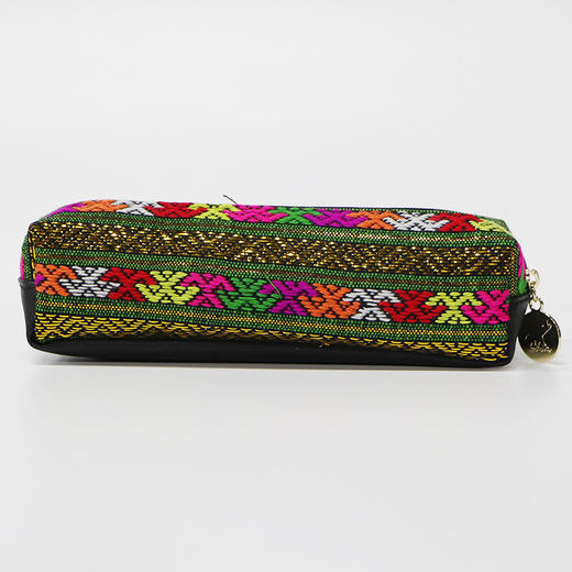 云南非遗傣族织锦笔袋 商品图0
