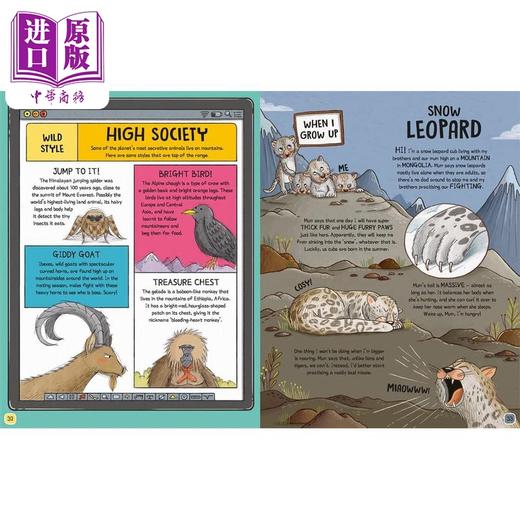 【中商原版】Mike Barfield The Wild Life Of Animals 动物的野生生活 英文原版进口图书 儿童科普绘本 动物知识图画书 商品图3