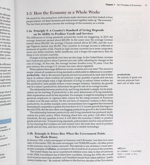 曼昆 经济学原理（第10版）英文原版 AE Principles of Economics 10th Edition 格里高利曼昆 经济学原理 宏观经济学 投资理财 商品图7