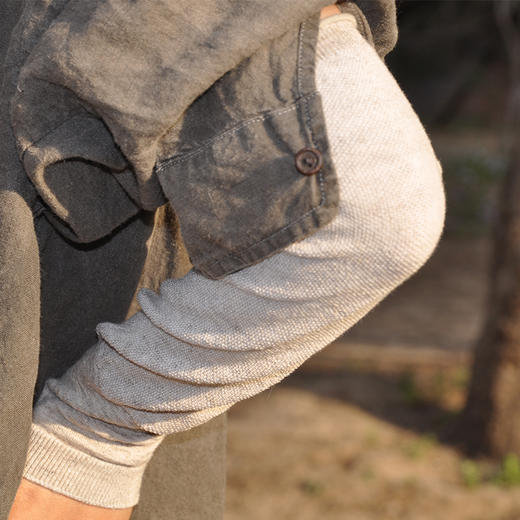 麻+汉麻防晒袖，不漂白，不染色，舒爽透气，不紧绷  基础款&升级款两款可选 商品图7