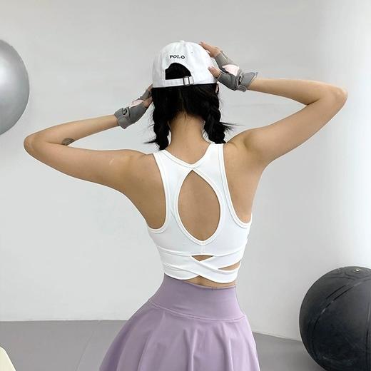 跃牌【健舞健美】系列中高强度防震健身美背瑜伽背心 9858（可拆胸垫） 商品图2