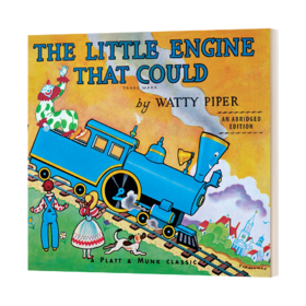 英文原版 The Little Engine that Could 小引擎能做到的 经典绘本 自信心培养 勇敢的小火车头做到了 英文版纸板书 进口英语书籍