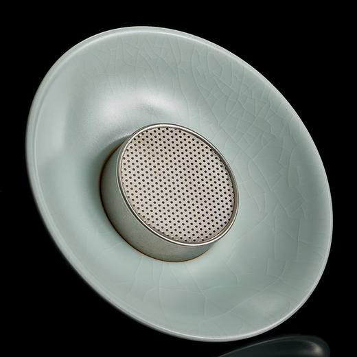 【丰子汝窑】【天青壶承】茶杯手工开片陶瓷汝瓷干泡盘功夫茶具 商品图8