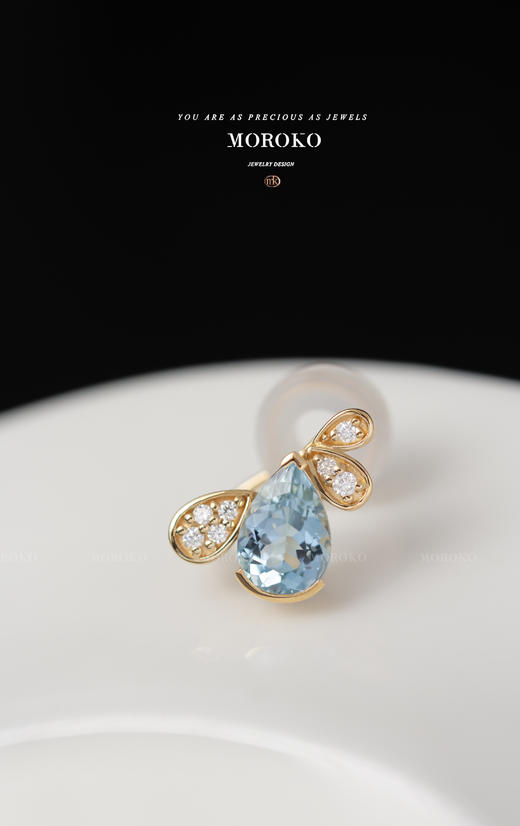 翠羽明珠|耳夹 商品图3