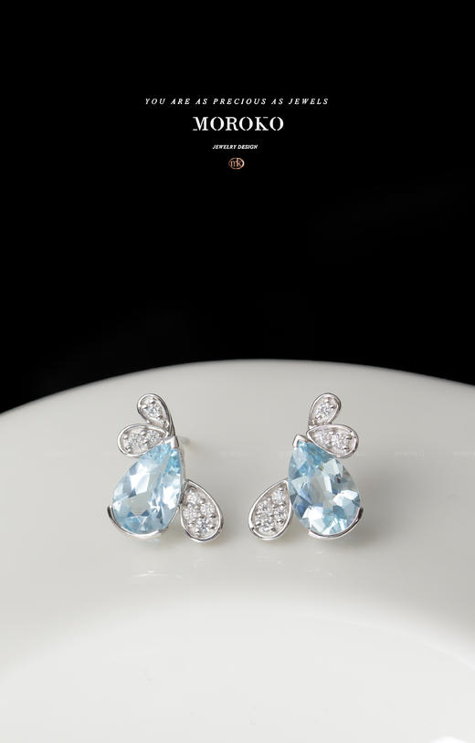 翠羽明珠|耳钉 商品图0