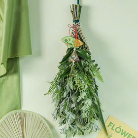 艾草花束-端午节新鲜艾草菖蒲门挂艾草叶驱蚊祈福民俗花束