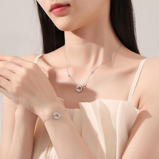 【双环葫芦】S925银项链【JHY-N000100B】 商品图2