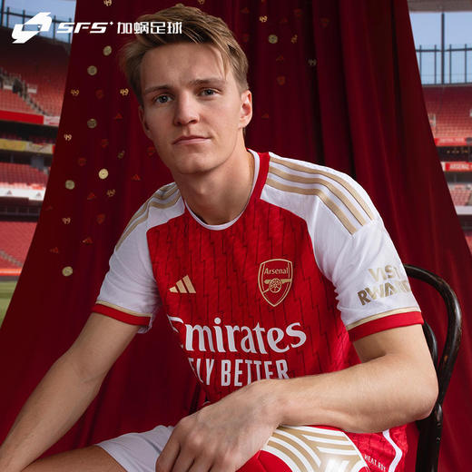 【送球员印号】SFS阿迪达斯23/24阿森纳主场球员版球衣厄德高 赖斯足球服HR6931 商品图1