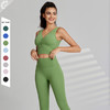 《福利款》套装哈瓦塔暴汗5.0套装 V领时尚性感背心瑜伽服套装女高级感H320115 商品缩略图3