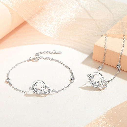 【双环葫芦】S925银项链【JHY-N000100B】 商品图3