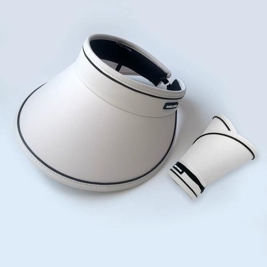 【可折叠加大帽檐 全脸防晒】空顶防晒帽子女夏可折叠防紫外线遮阳帽骑车大帽檐2023新款太阳帽 商品图1