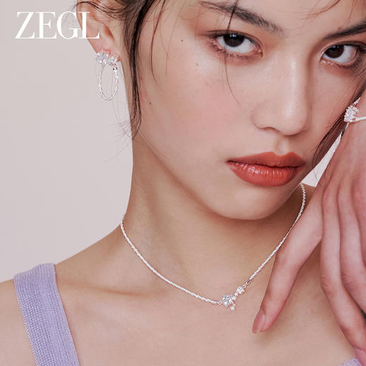 ZEGL设计师满天星系列项链女轻奢小众设计感高级甜美风锁骨链配饰 商品图2