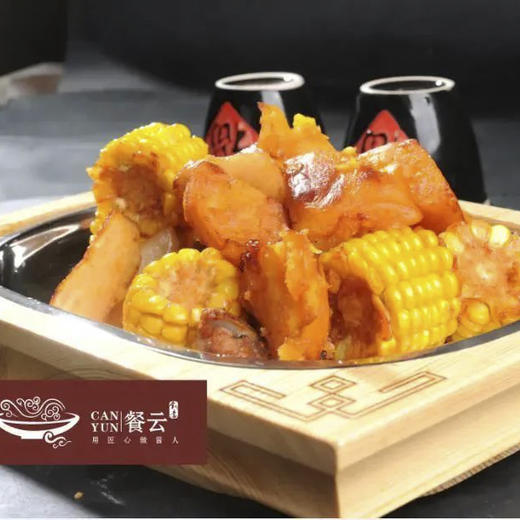 餐云压锅五谷杂粮酱  更多年轻消费群体喜欢的味道   餐厅菜品创新推荐融合创意的味道  餐云酱料实现标准化操作  （5斤装一桶做75份） 商品图2