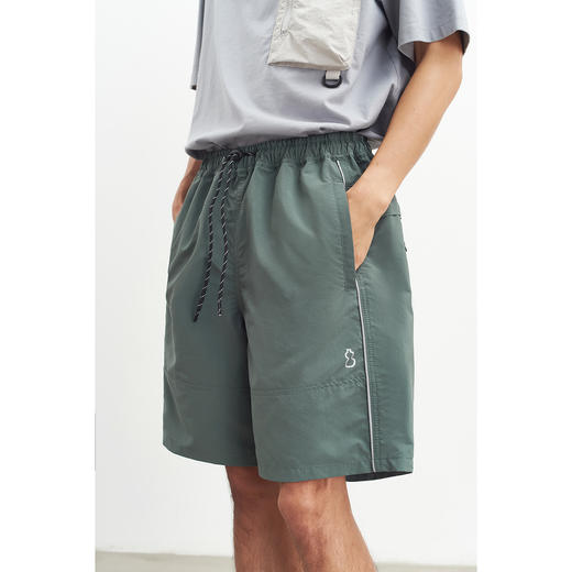 吃茶去chichaqu 3M反光运动抽绳短裤 商品图2