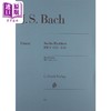 【中商原版】德国亨乐原版 巴赫六首帕蒂塔BWV825-830 Bach Six Partitas BWV 825-830 HN518 进口艺术 商品缩略图0