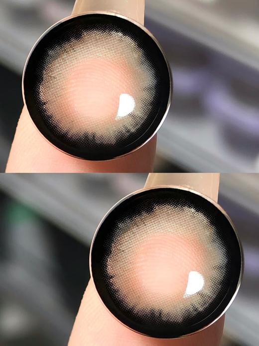 SUNNY GIRL 黑糖牛乳 半年抛 两片 14.5mm 参考着色 14.1mm 基弧 8.6 含水 38% 新锐国货 商品图4