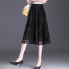 长款蕾丝大摆A字裙松紧腰气质修身时髦通勤半身裙MYX-6628 商品缩略图1