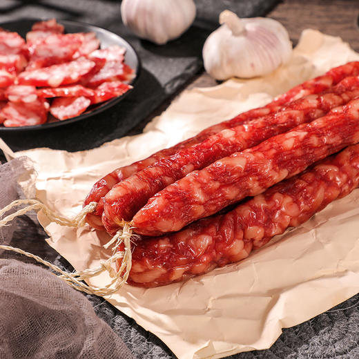 【金华特产 ！农家自制风干腊肠】好吃不腻色泽自然，肉质红润香味扑鼻，韧性口感好肥而不腻，口感鲜嫩，香肠农家里猪肉香肠健康 商品图2