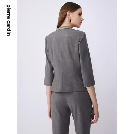 皮尔卡丹女装夏季新款通勤简约修身职业西服上衣C32UL003
 商品图2