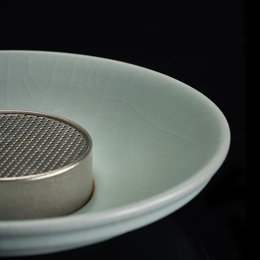 【丰子汝窑】【天青壶承】茶杯手工开片陶瓷汝瓷干泡盘功夫茶具 商品图7