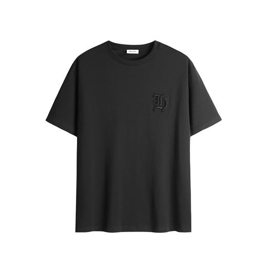 HIM汉崇 柔软透气弹力圆领T恤男休闲舒适简约短袖上衣 2026夏季 商品图4