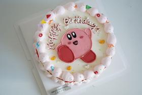 手绘奶油蛋糕 | 鲜果原味奶油 - 星之卡比